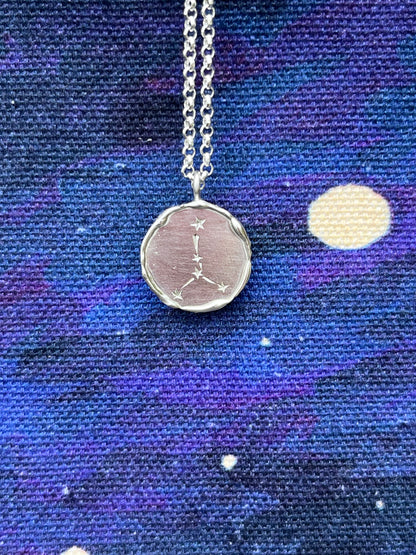 cancer constellation pendant