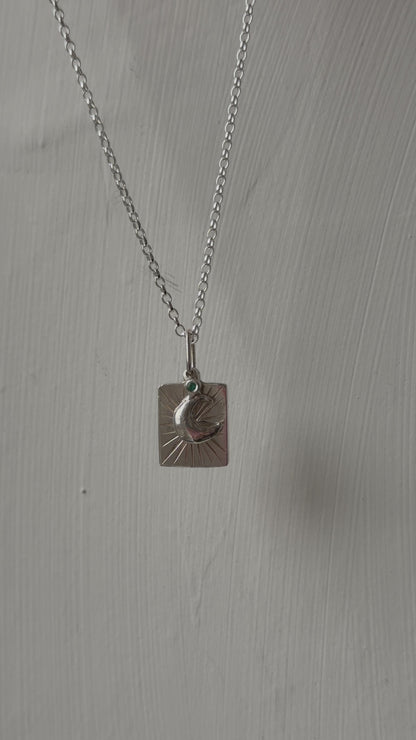 Beaming Moon Necklace
